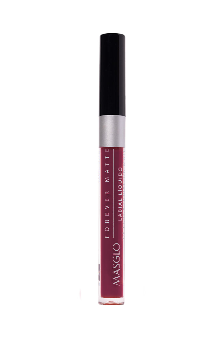 FOREVER MATTE - LABIAL LÍQUIDO DE LARGA DURACIÓN MATE MASGLO COSMETICS 2.5 GR - GAMA VIOLETA CONSTANTE