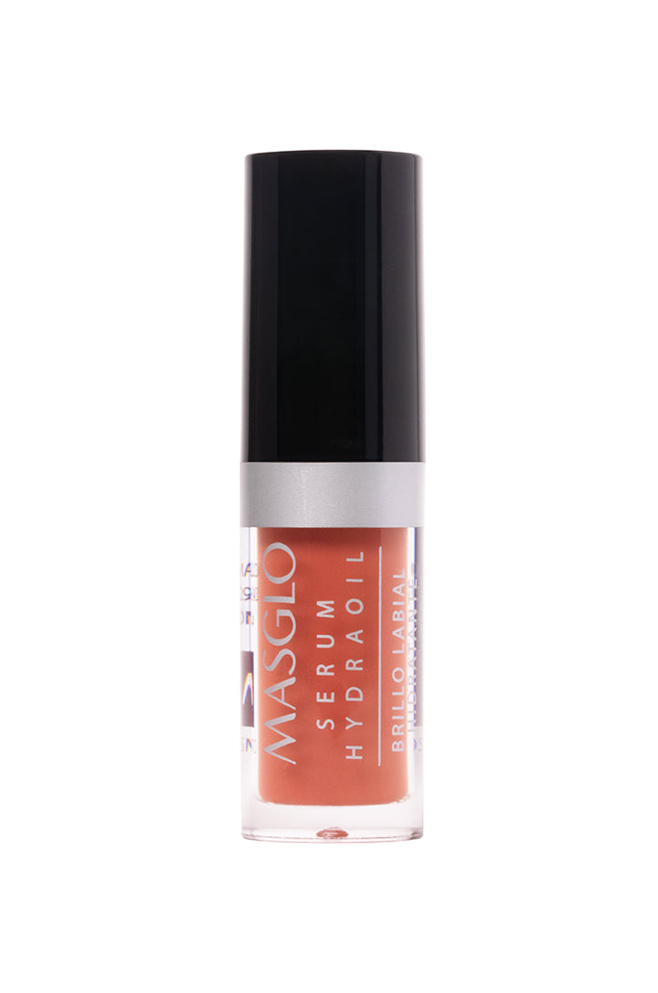 SERUM HYDRAOIL - BRILLO LABIAL HIDRATANTE MASGLO COSMETICS 2 GR - GAMA NUDE GUAPA