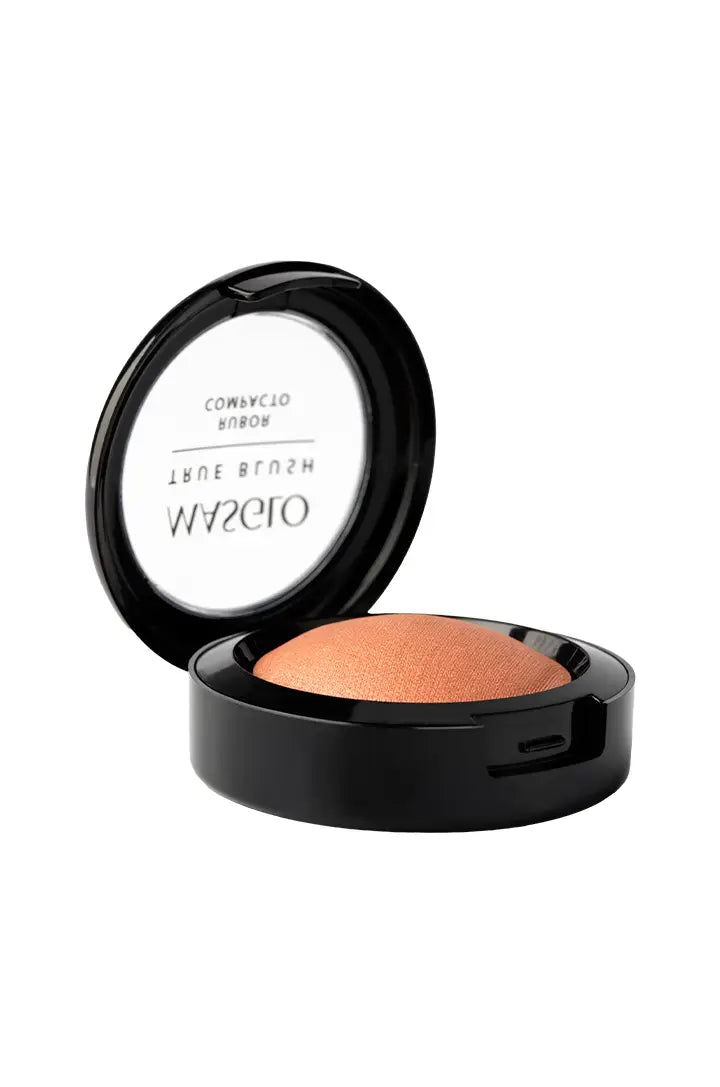 TRUE BLUSH - RUBOR COMPACTO MASGLO COSMETICS 1.8 GR - GAMA ROSA ATREVIDA ILUMINADOR