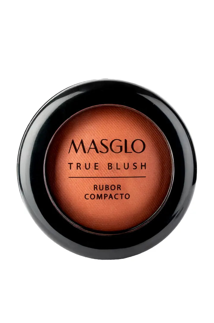 TRUE BLUSH - RUBOR COMPACTO MASGLO COSMETICS 3 GR - GAMA TERRACOTA DESPAMPANANTE