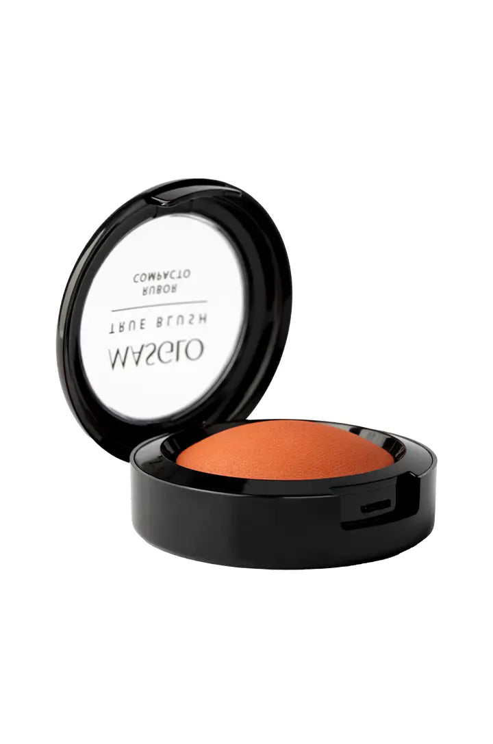 TRUE BLUSH - RUBOR COMPACTO MASGLO COSMETICS 3 GR - GAMA TERRACOTA DESPAMPANANTE