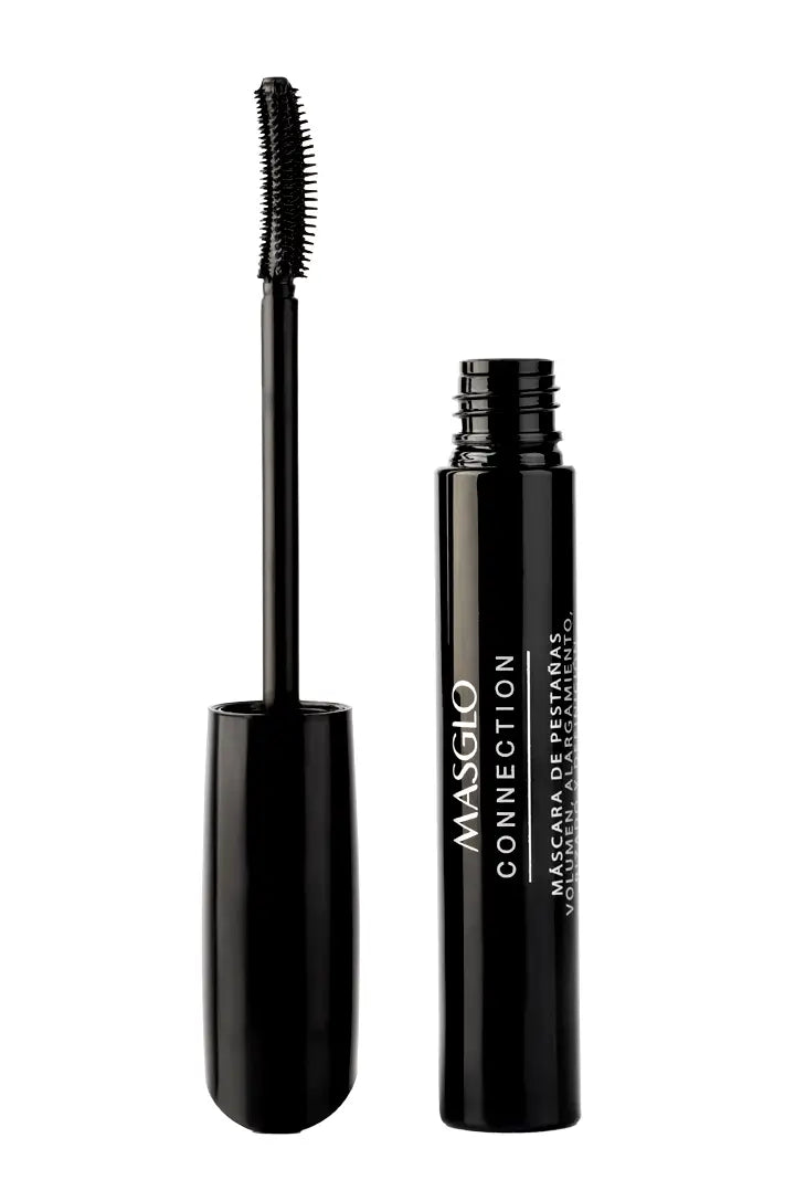 CONNECTION - MASCARA DE PESTAÑAS A PRUEBA DE AGUA MASGLO COSMETICS 9 GR - GAMA NEGRO