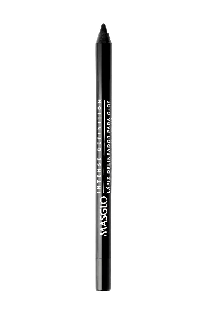 INTENSE DEFINITION - LÁPIZ DELINEADOR DE OJOS PARA OJOS A PRUEBA DE AGUA MASGLO COSMETICS 1.2 GR - GAMA NEGRO