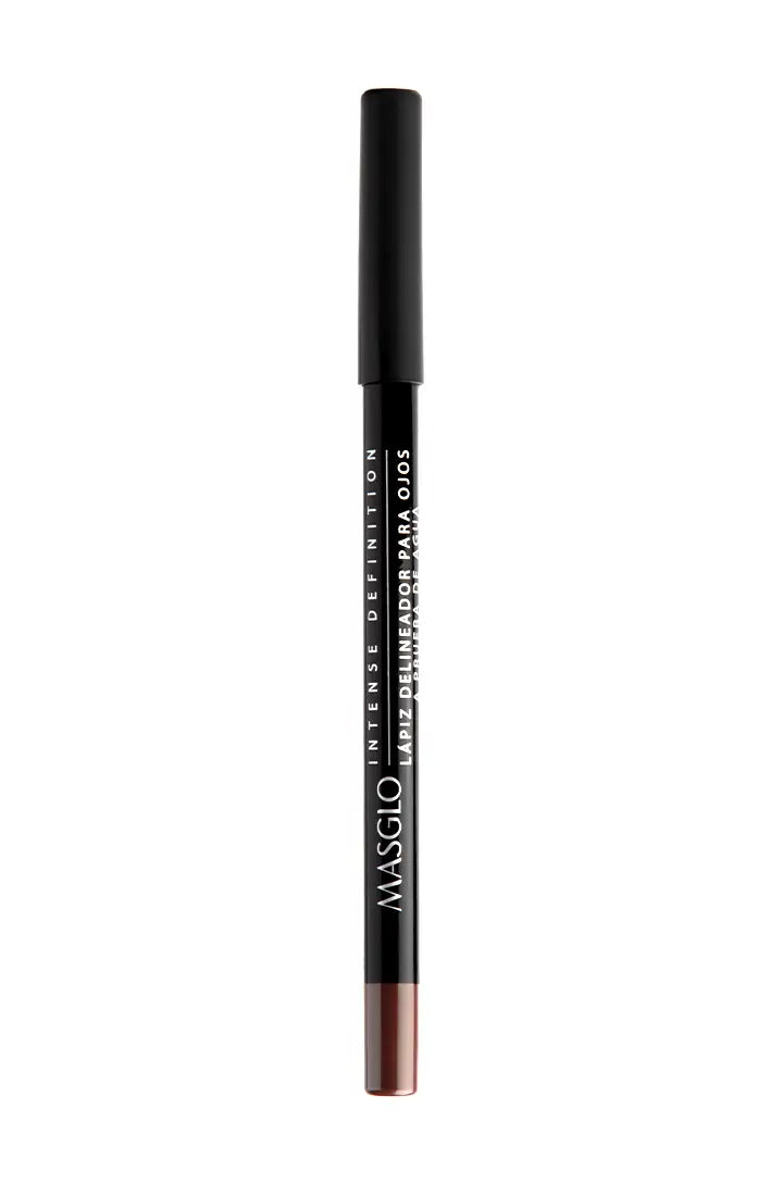 INTENSE DEFINITION - LÁPIZ DELINEADOR DE OJOS PARA OJOS A PRUEBA DE AGUA MASGLO COSMETICS 1.2 GR - EMPÁTICA GAMA MARRON