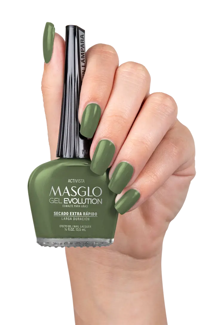 ACTIVISTA - ESMALTE GEL EVOLUTION EFECTO GEL MASGLO 13,5 ML CREMOSO - GAMA VERDE