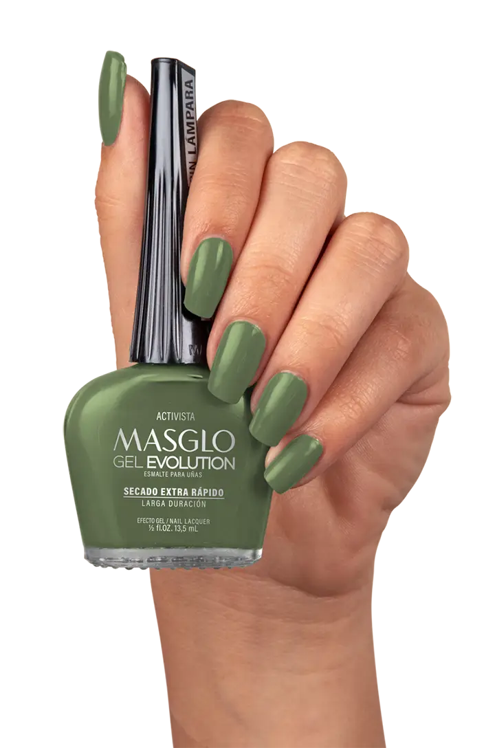 ACTIVISTA - ESMALTE GEL EVOLUTION EFECTO GEL MASGLO 13,5 ML CREMOSO - GAMA VERDE