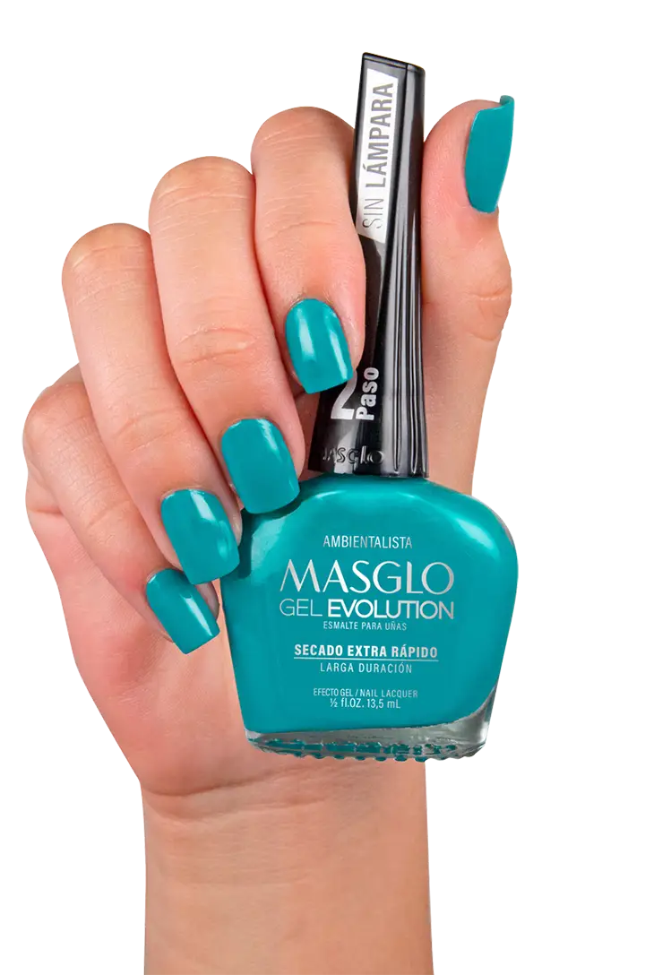 AMBIENTALISTA - ESMALTE GEL EVOLUTION EFECTO GEL MASGLO 13,5 ML CREMOSO - GAMA AZUL