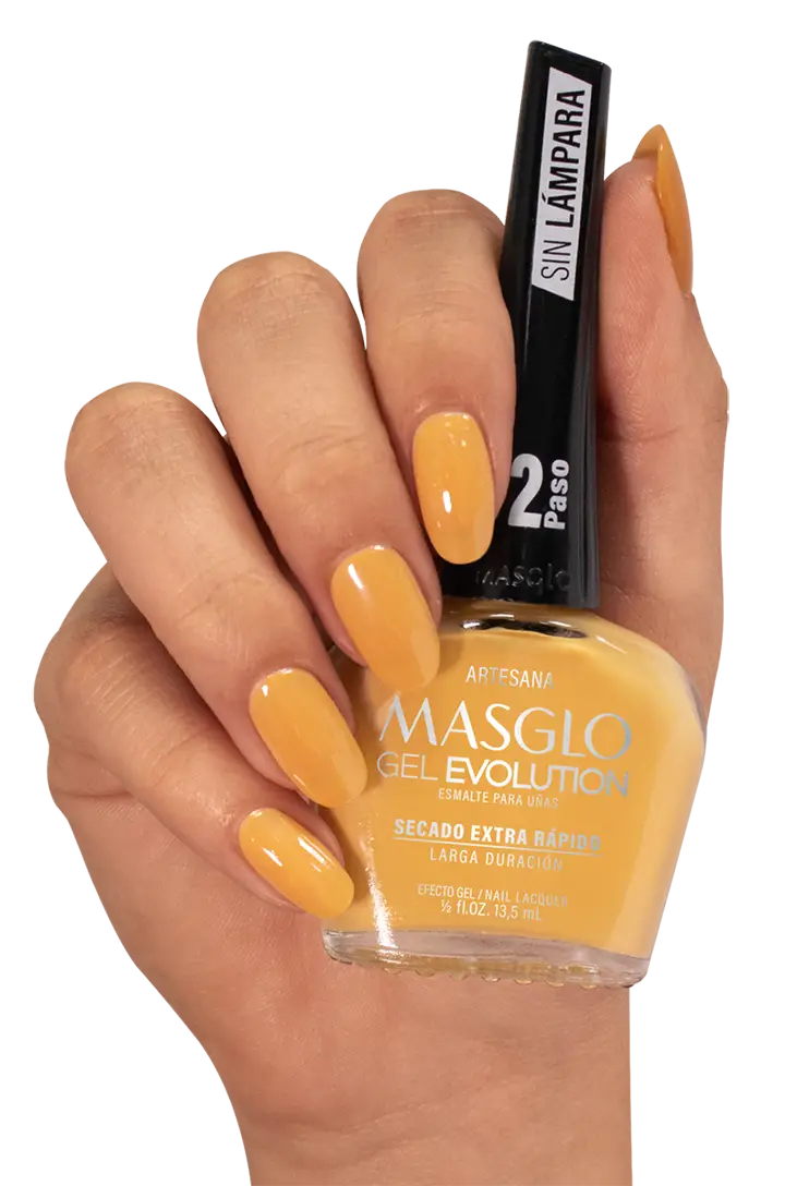 ARTESANA - ESMALTE GEL EVOLUTION EFECTO GEL  MASGLO 13,5 ML CREMOSO - GAMA AMARILLO