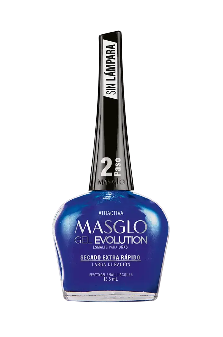 ATRACTIVA - ESMALTE GEL EVOLUTION EFECTO GEL MASGLO 13,5 ML PERLADO - GAMA AZUL