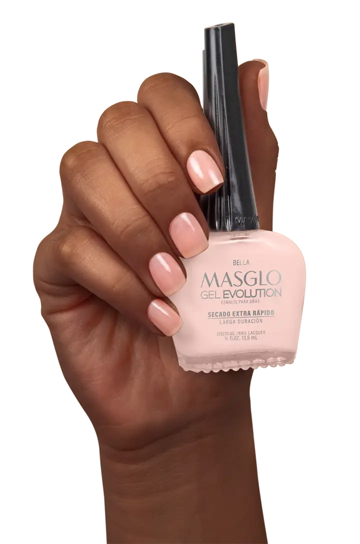 BELLA - ESMALTE GEL EVOLUTION EFECTO GEL MASGLO 13,5 ML TRASLUCIDO - GAMA ROSADO