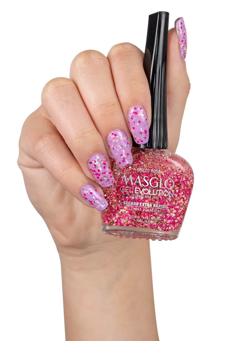 BRILLO ROSA GEL EVOLUTION MASGLO 13,5 ML