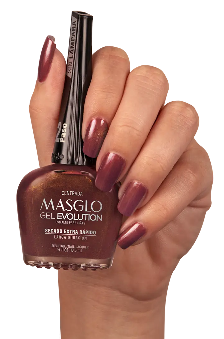 CENTRADA - ESMALTE GEL EVOLUTION EFECTO GEL MASGLO 13,5 ML PERLADO - GAMA ROJO