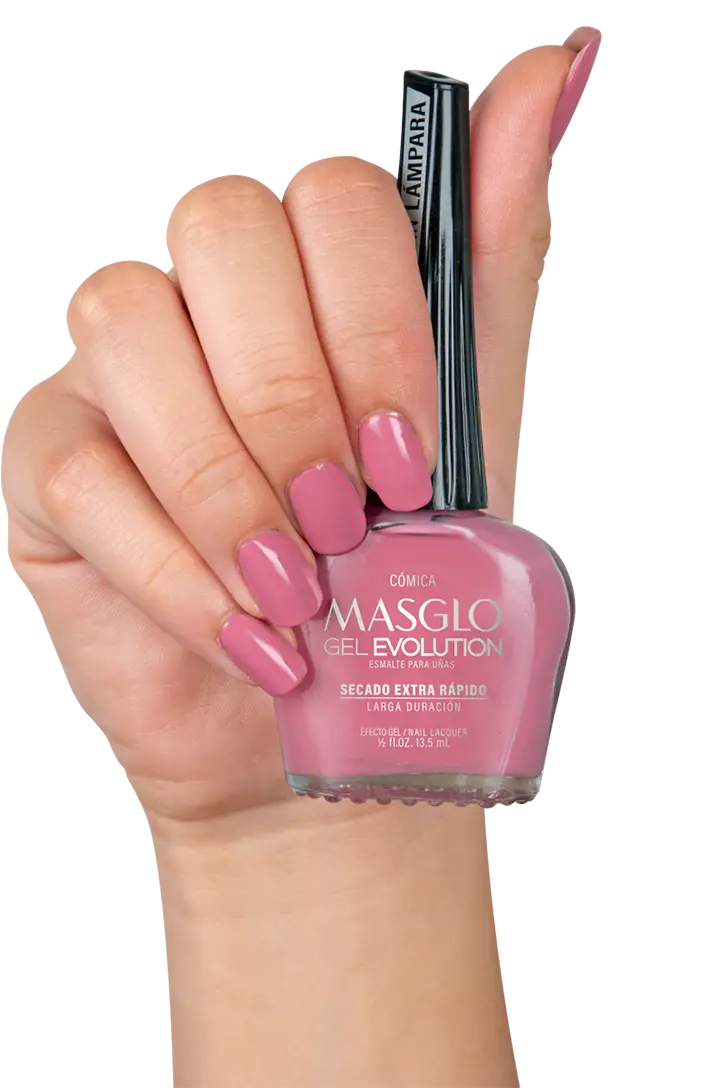 COMICA - ESMALTE GEL EVOLUTION EFECTO GEL MASGLO 13,5 ML CREMOSO - GAMA ROSADO