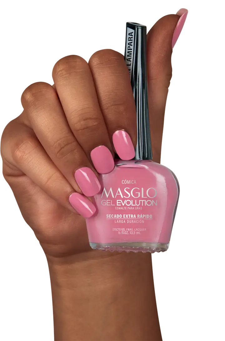 COMICA - ESMALTE GEL EVOLUTION EFECTO GEL MASGLO 13,5 ML CREMOSO - GAMA ROSADO