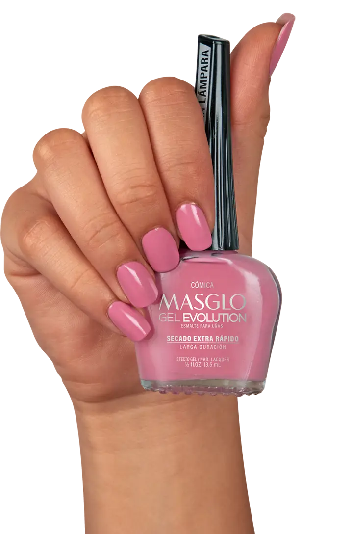 COMICA - ESMALTE GEL EVOLUTION EFECTO GEL MASGLO 13,5 ML CREMOSO - GAMA ROSADO