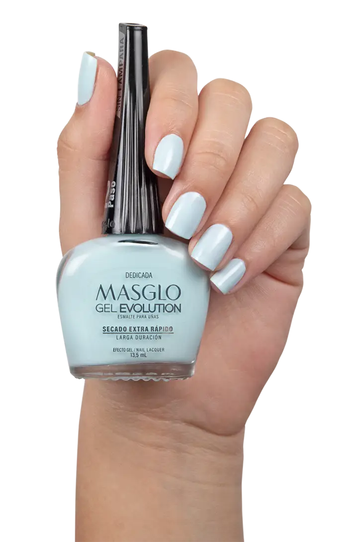 DEDICADA - ESMALTE GEL EVOLUTION EFECTO GEL MASGLO 13,5 ML PERLADO - GAMA VERDE