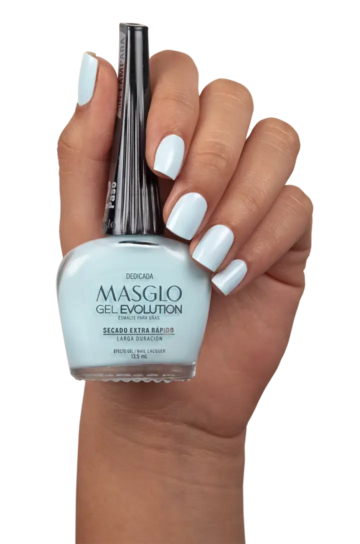 DEDICADA - ESMALTE GEL EVOLUTION EFECTO GEL MASGLO 13,5 ML PERLADO - GAMA VERDE