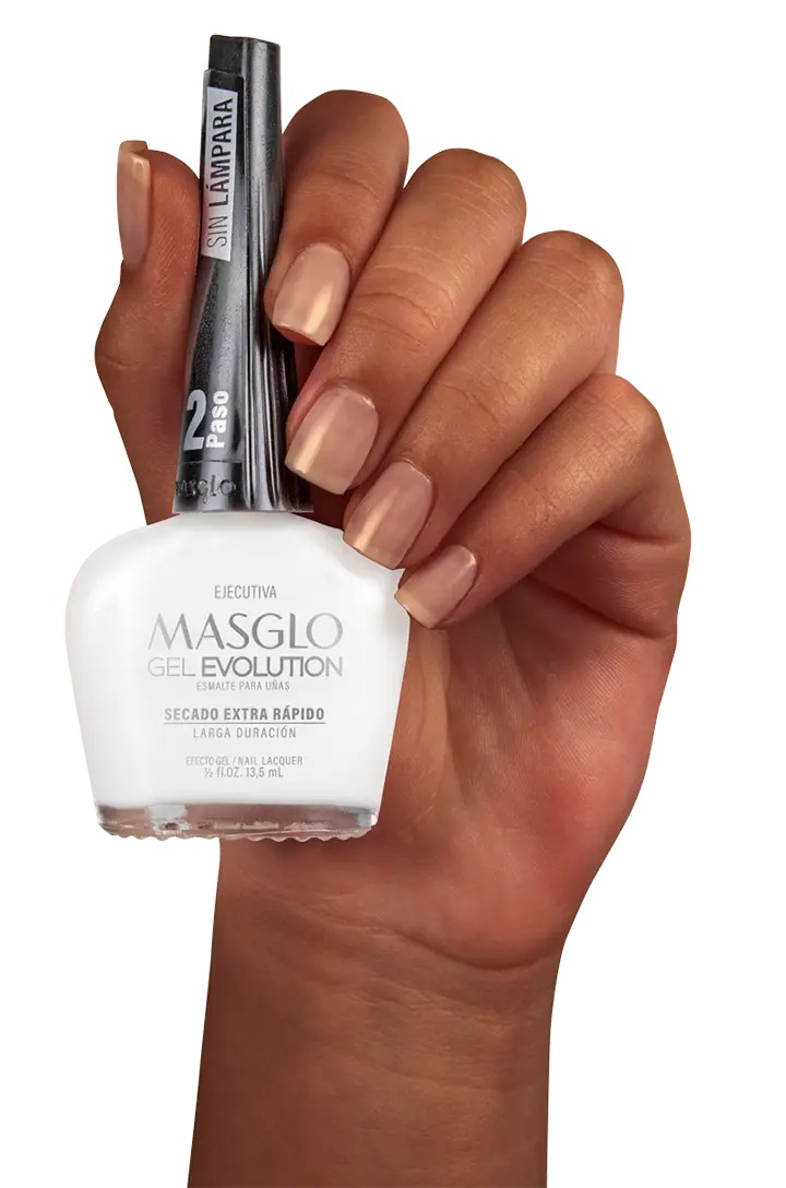 EJECUTIVA - ESMALTE GEL EVOLUTION EFECTO GEL MASGLO 13,5 ML TRASLUCIDO - GAMA  BLANCO