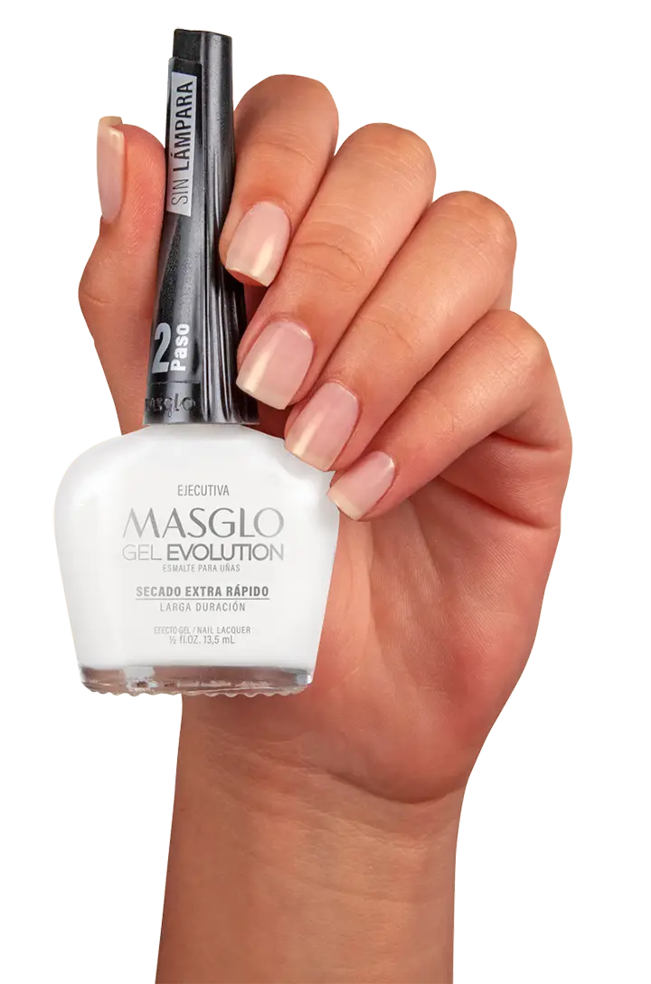 EJECUTIVA - ESMALTE GEL EVOLUTION EFECTO GEL MASGLO 13,5 ML TRASLUCIDO - GAMA  BLANCO