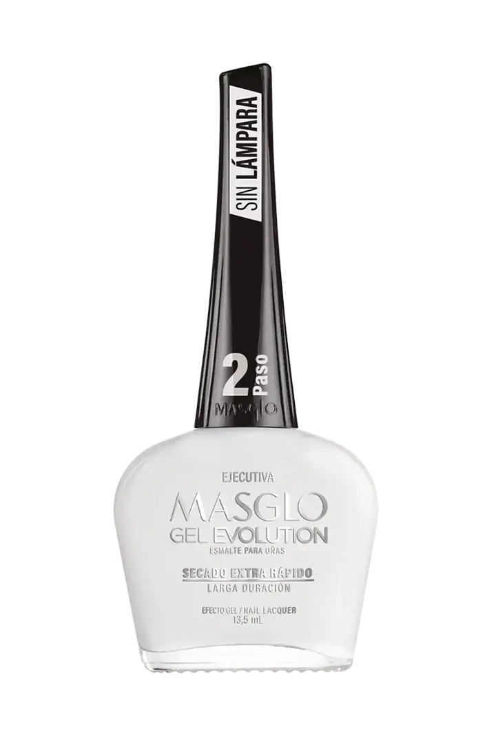 EJECUTIVA - ESMALTE GEL EVOLUTION EFECTO GEL MASGLO 13,5 ML TRASLUCIDO - GAMA  BLANCO