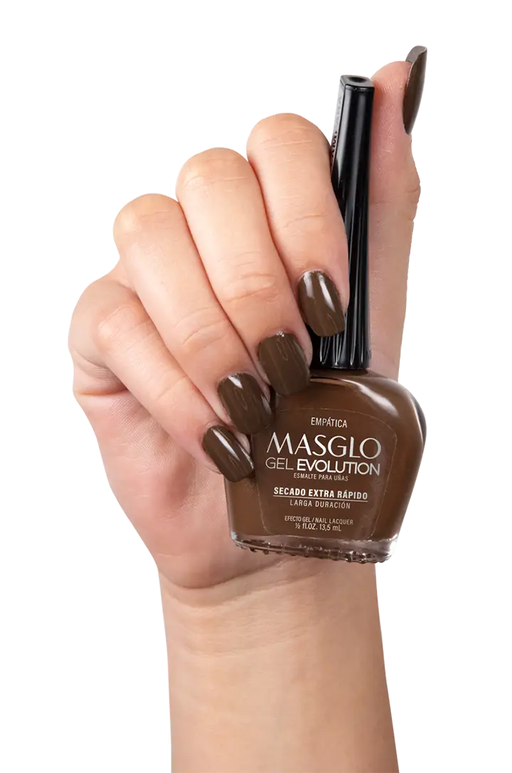 EMPÁTICA - ESMALTE GEL EVOLUTION EFECTO GEL MASGLO 13,5 ML PERLADO - GAMA MARRON