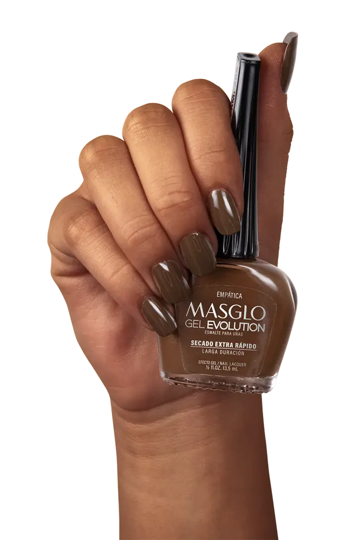 EMPÁTICA - ESMALTE GEL EVOLUTION EFECTO GEL MASGLO 13,5 ML PERLADO - GAMA MARRON