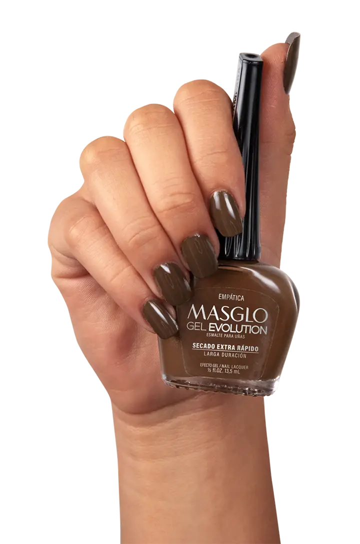 EMPÁTICA - ESMALTE GEL EVOLUTION EFECTO GEL MASGLO 13,5 ML PERLADO - GAMA MARRON