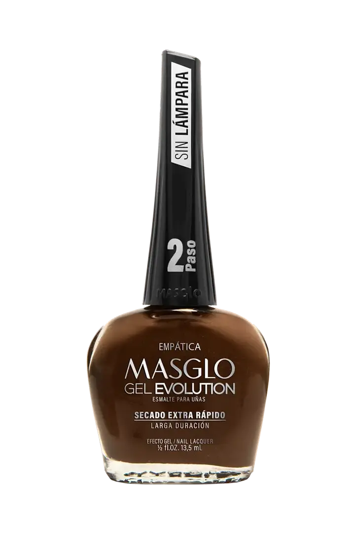 EMPÁTICA - ESMALTE GEL EVOLUTION EFECTO GEL MASGLO 13,5 ML PERLADO - GAMA MARRON