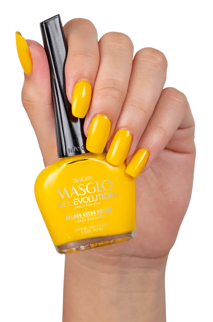 ENFOCADA - ESMALTE GEL EVOLUTION EFECTO GEL MASGLO 13,5 ML CREMOSO - GAMA AMARILLO