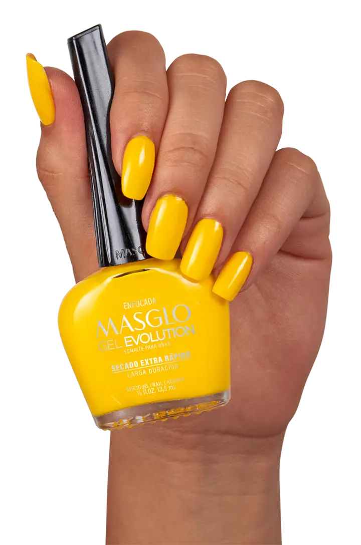 ENFOCADA - ESMALTE GEL EVOLUTION EFECTO GEL MASGLO 13,5 ML CREMOSO - GAMA AMARILLO