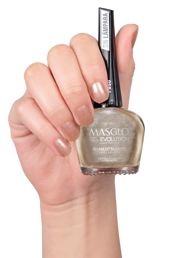 EXITOSA - ESMALTE GEL EVOLUTION EFECTO GEL MASGLO 13,5 ML PERLADO - GAMA MARRÓN