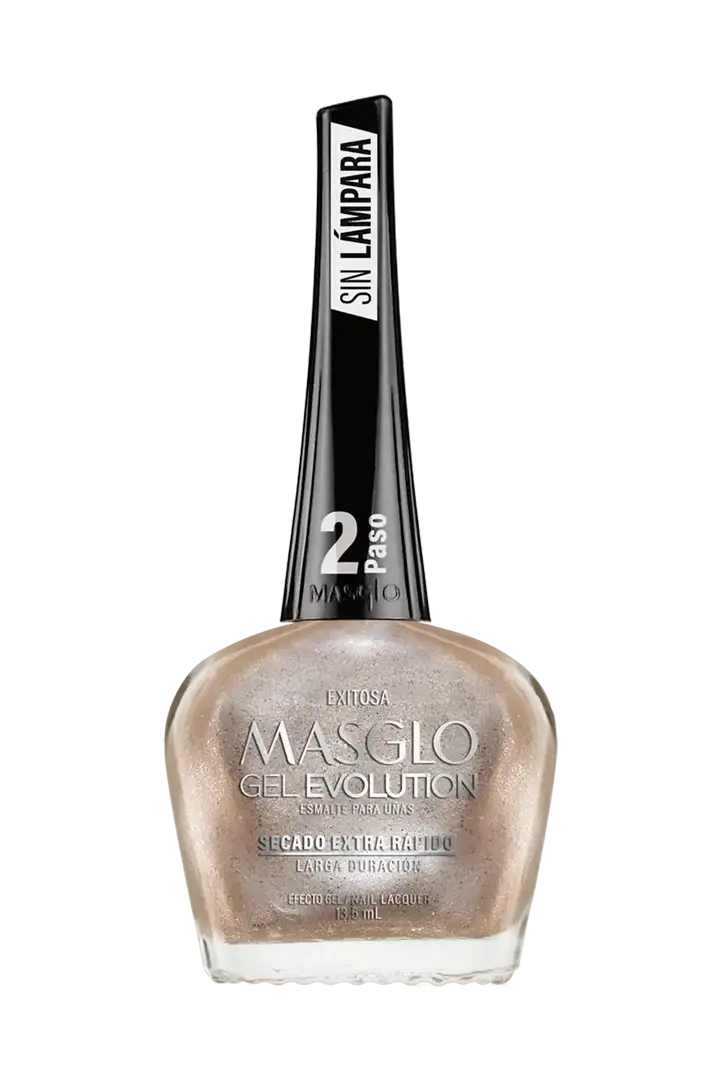 EXITOSA - ESMALTE GEL EVOLUTION EFECTO GEL MASGLO 13,5 ML PERLADO - GAMA MARRÓN