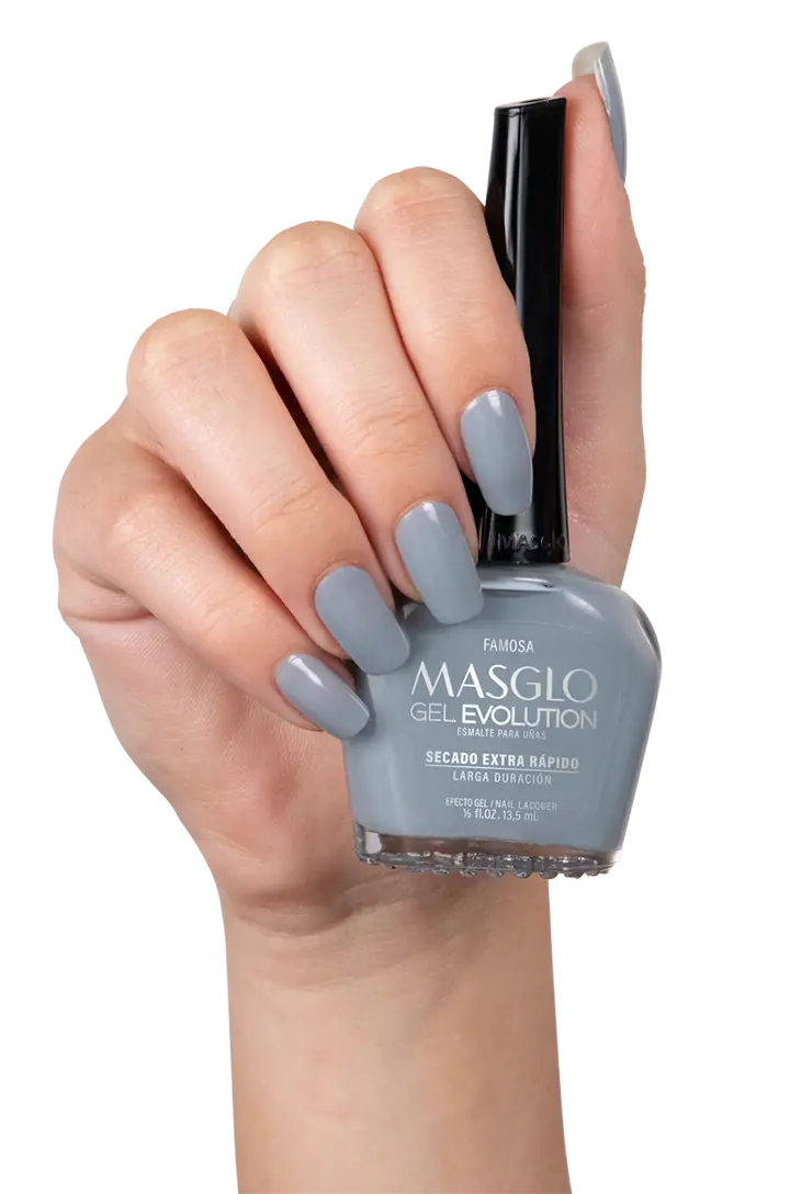 FAMOSA - ESMALTE GEL EVOLUTION EFECTO GEL MASGLO 13,5 ML CREMOSO - GAMA GRIS