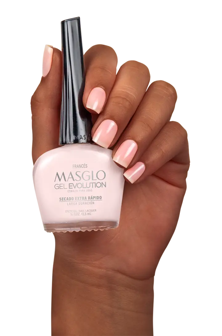 FRANCES - ESMALTE GEL EVOLUTION EFECTO GEL MASGLO 13,5 ML TRASLUCIDO - GAMA ROSADO