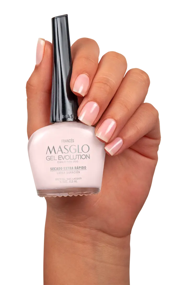 FRANCES - ESMALTE GEL EVOLUTION EFECTO GEL MASGLO 13,5 ML TRASLUCIDO - GAMA ROSADO