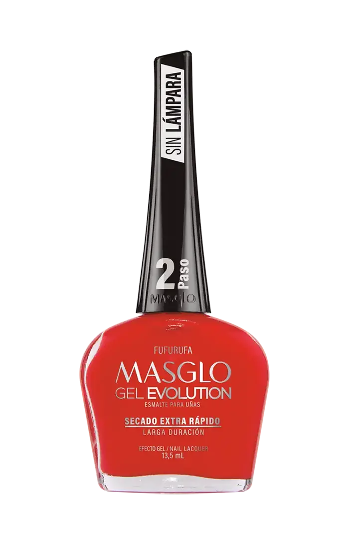 FUFURUFA - ESMALTE GEL EVOLUTION EFECTO GEL MASGLO 13,5 ML CREMOSO - GAMA ROJO