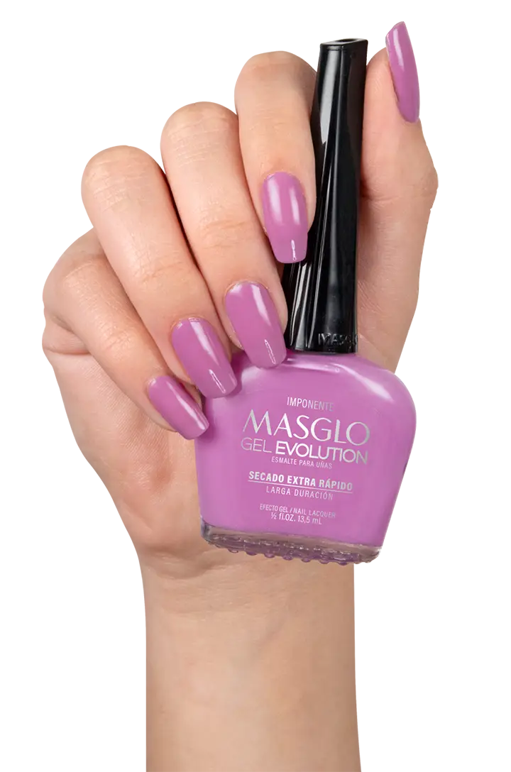 IMPONENTE - ESMALTE GEL EVOLUTION EFECTO GEL MASGLO 13,5 ML CREMOSO - GAMA ROSADO