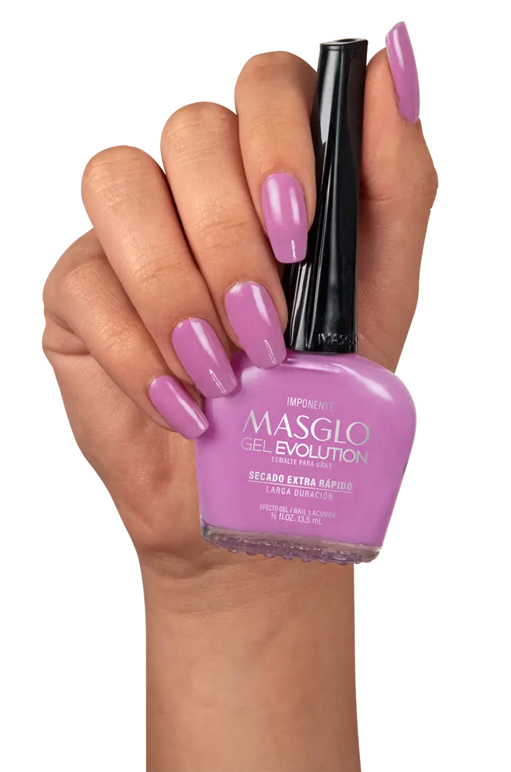 IMPONENTE - ESMALTE GEL EVOLUTION EFECTO GEL MASGLO 13,5 ML CREMOSO - GAMA ROSADO