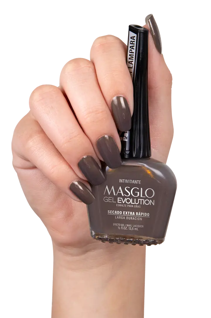 INTIMIDANTE - ESMALTE GEL EVOLUTION EFECTO GEL MASGLO 13,5 ML PERLADO - GAMA MARRON