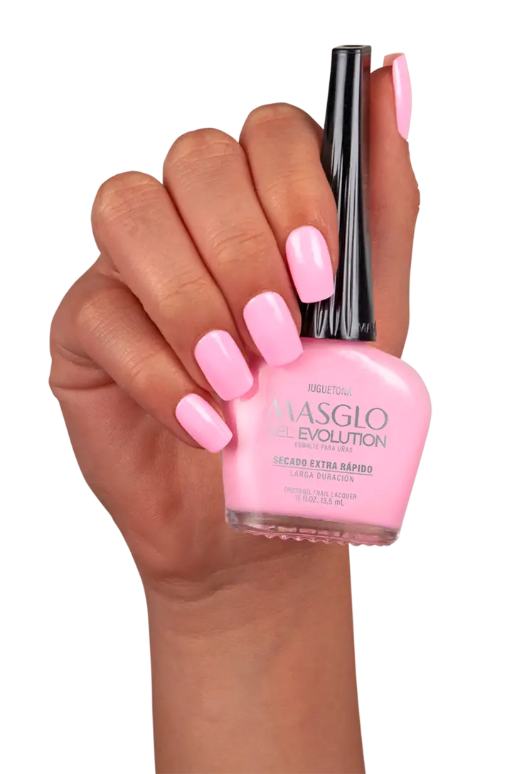 JUGUETONA - ESMALTE GEL EVOLUTION EFECTO GEL MASGLO 13,5 ML CREMOSO - GAMA ROSADO