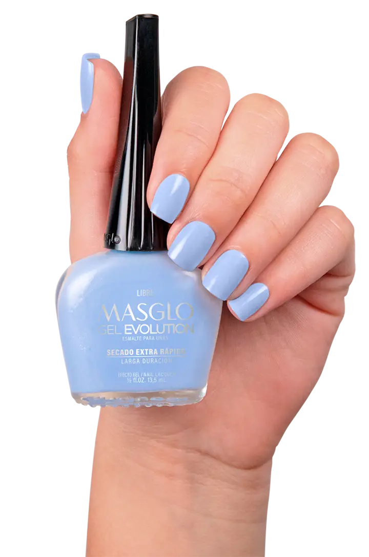 LIBRE - ESMALTE GEL EVOLUTION EFECTO GEL MASGLO 13,5 ML CREMOSO - GAMA AZUL