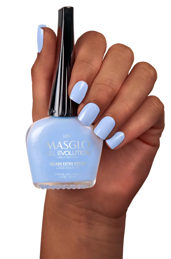 LIBRE - ESMALTE GEL EVOLUTION EFECTO GEL MASGLO 13,5 ML CREMOSO - GAMA AZUL