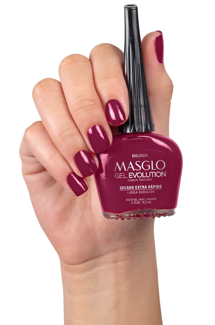 MALVADA - ESMALTE GEL EVOLUTION EFECTO GEL MASGLO 13,5 ML CREMOSO - GAMA ROJO