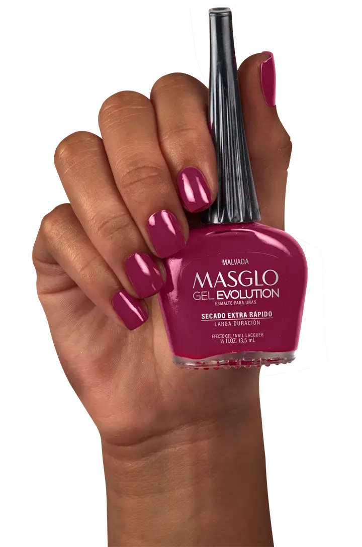 MALVADA - ESMALTE GEL EVOLUTION EFECTO GEL MASGLO 13,5 ML CREMOSO - GAMA ROJO