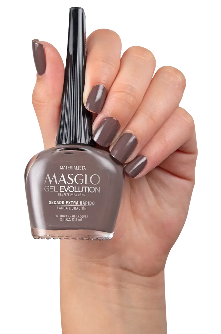 MATERIALISTA - ESMALTE GEL EVOLUTION EFECTO GEL MASGLO 13,5 ML CREMOSO - GAMA MARRON