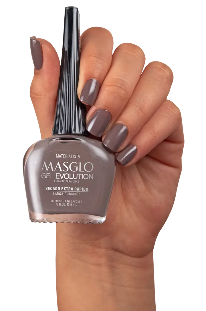 MATERIALISTA - ESMALTE GEL EVOLUTION EFECTO GEL MASGLO 13,5 ML CREMOSO - GAMA MARRON