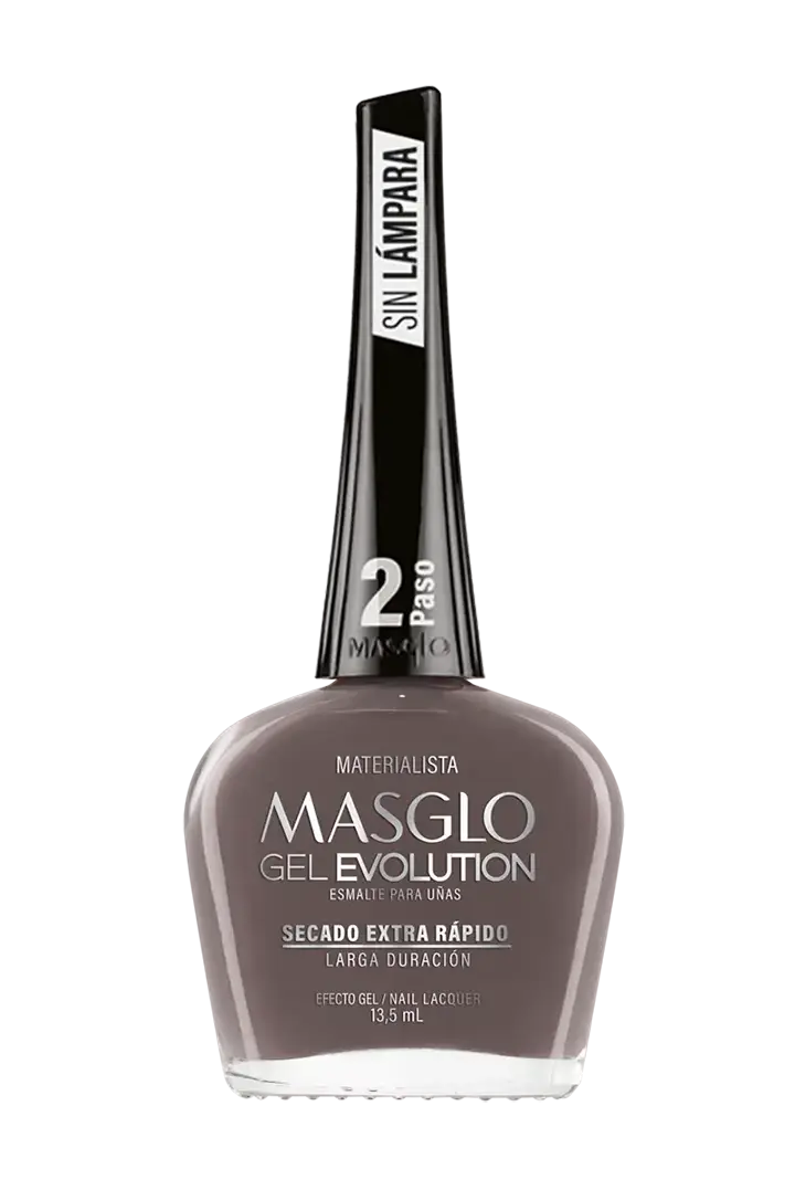 MATERIALISTA - ESMALTE GEL EVOLUTION EFECTO GEL MASGLO 13,5 ML CREMOSO - GAMA MARRON