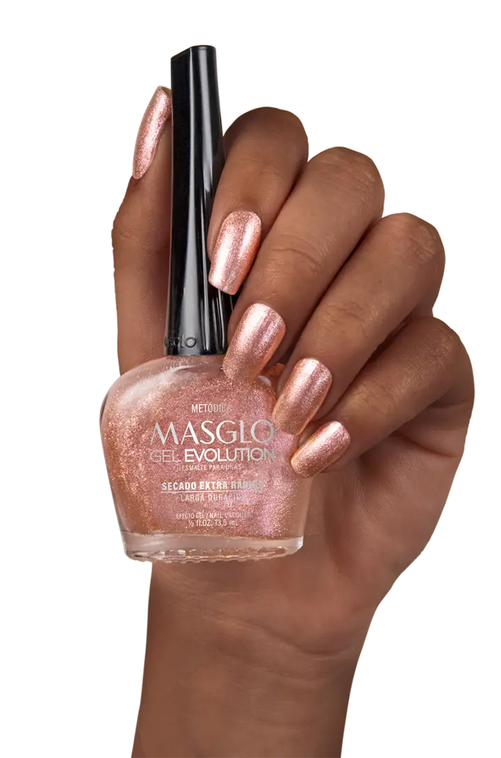 METODICA - ESMALTE GEL EVOLUTION EFECTO GEL MASGLO 13,5 ML PERLADO - GAMA MARRÓN