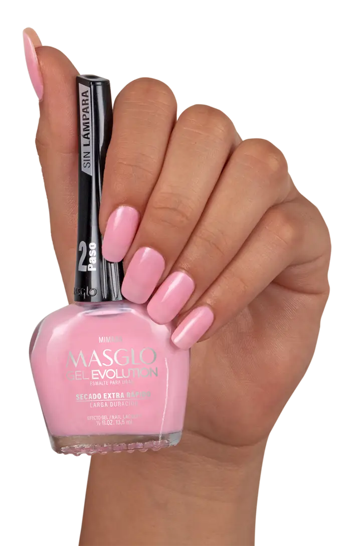 MIMADA - ESMALTE GEL EVOLUTION EFECTO GEL MASGLO 13,5 ML CREMOSO - GAMA ROSADO