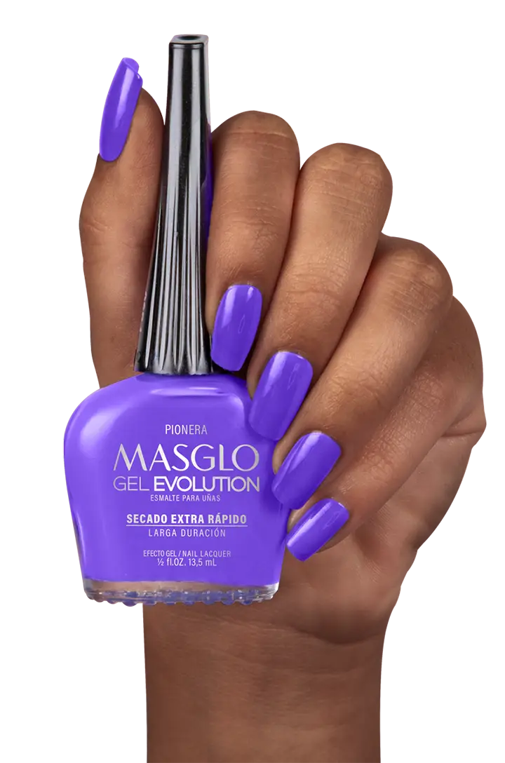 PIONERA - ESMALTE GEL EVOLUTION EFECTO GEL MASGLO 13,5 ML CREMOSO - GAMA MORADO